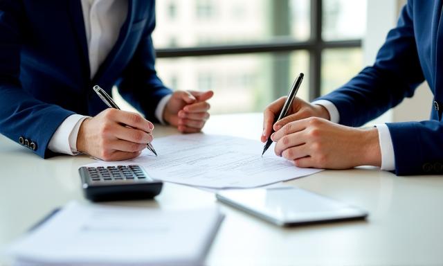 Business consultation meeting